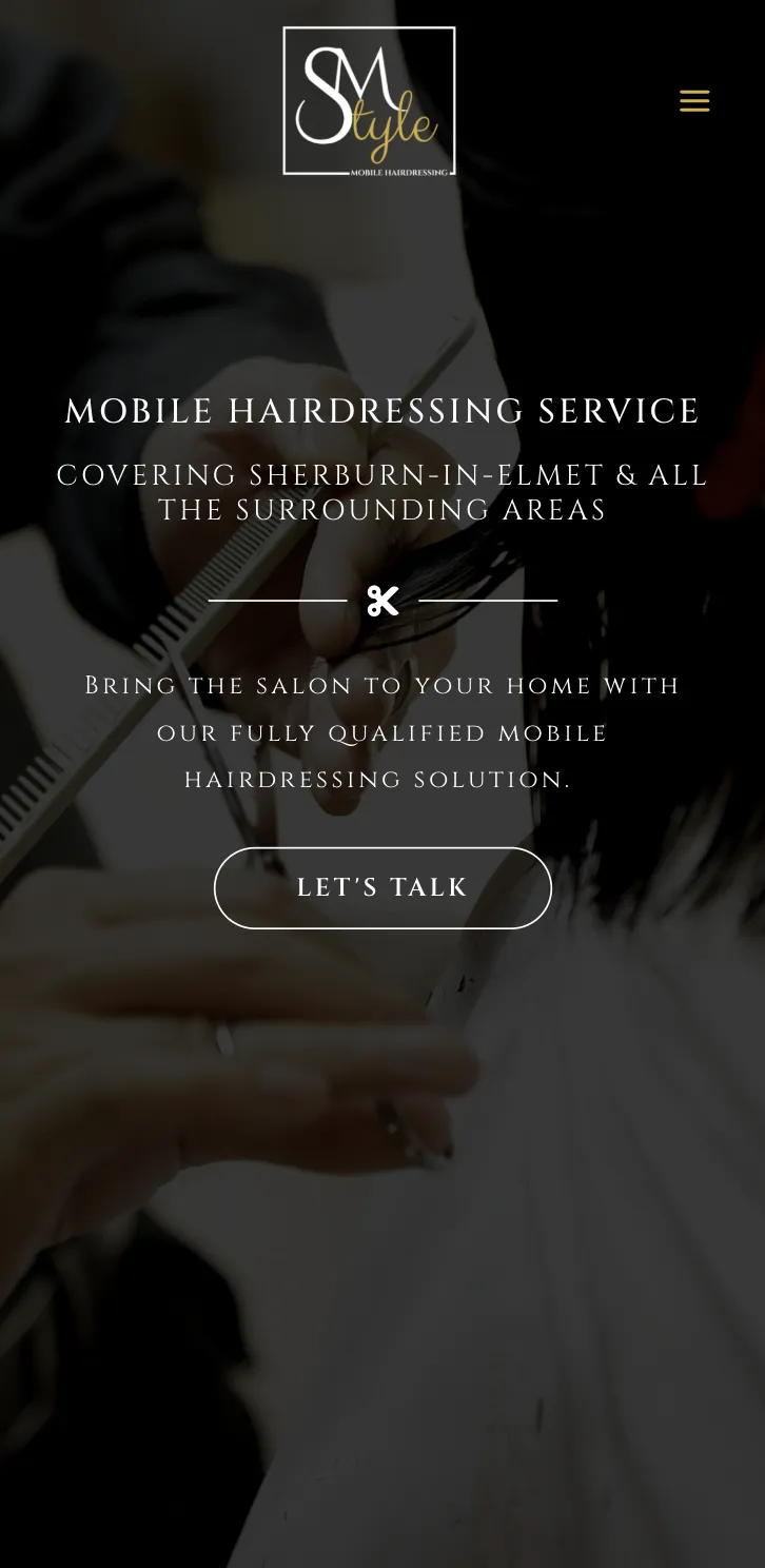 SM Style Mobile Hairdressing mobile view
