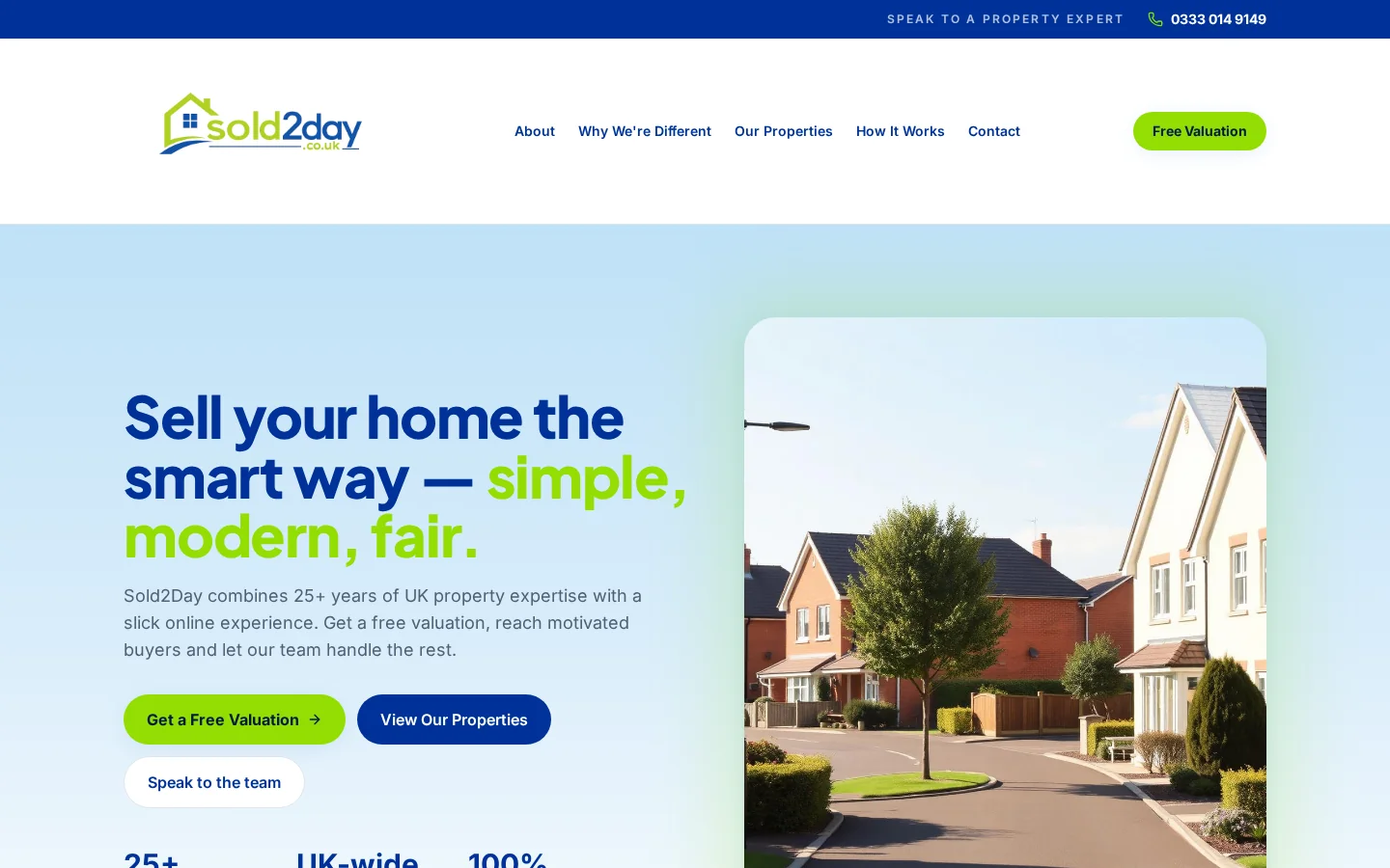 Sold2Day desktop website built by Digimush