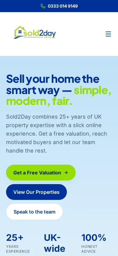 Sold2Day mobile view